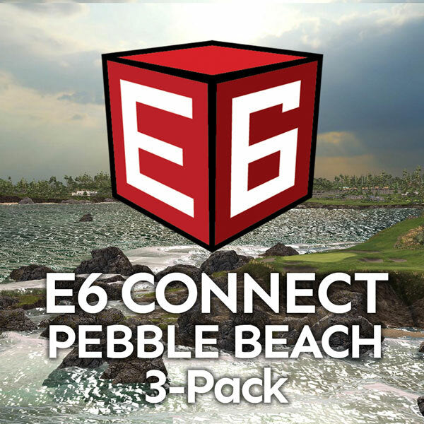 E6 Connect Pebble Beach 3-Pack Course Bundle