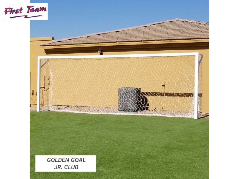 Golden Goal 44 Square Aluminum Soccer Goal